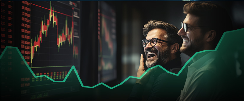 Forex traders achieving financial success through trading strategies.