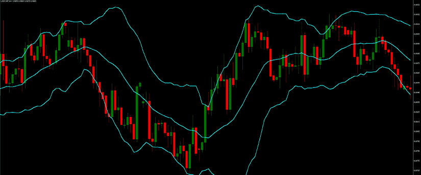A forex indicator displaying real-time price action trends on a digital chart for market analysis.