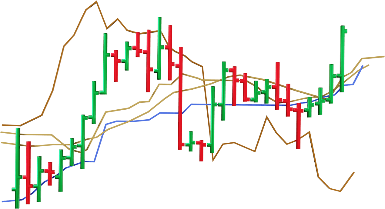 Biểu diễn trực quan của chiến lược giao dịch forex dành cho người mới, với biểu đồ mô tả phân tích thị trường cơ bản.